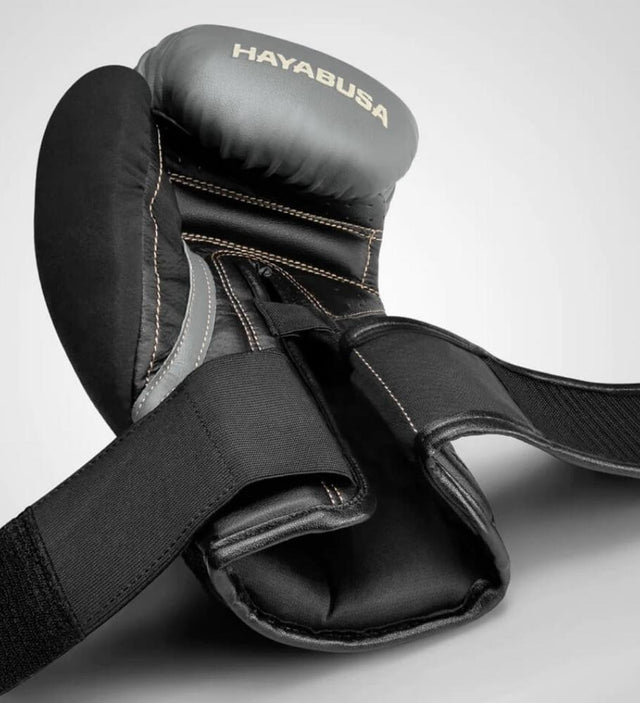 Luvas de boxe Hayabusa T3 – Cinzento/Preto