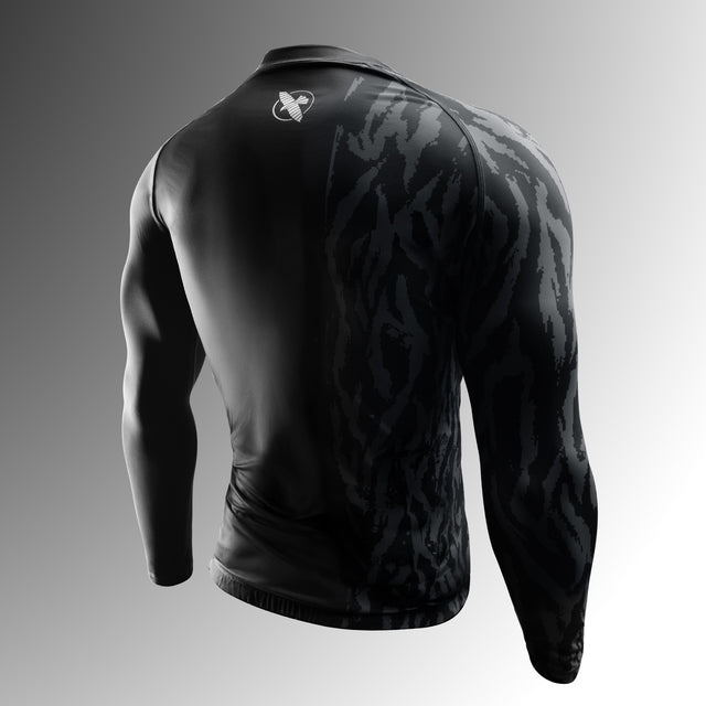 Rashguard Hayabusa Apex Manga Comprida – Preto Carbono