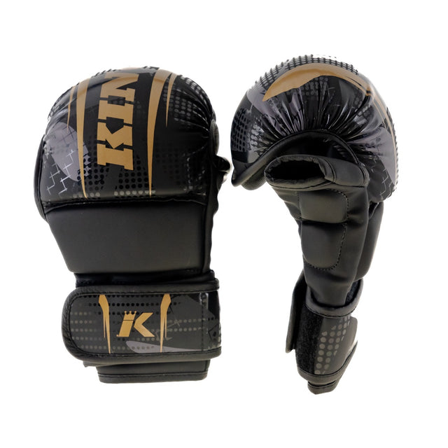 Luvas de sparring MMA King Pro Boxing Shogun – Preto/Ouro
