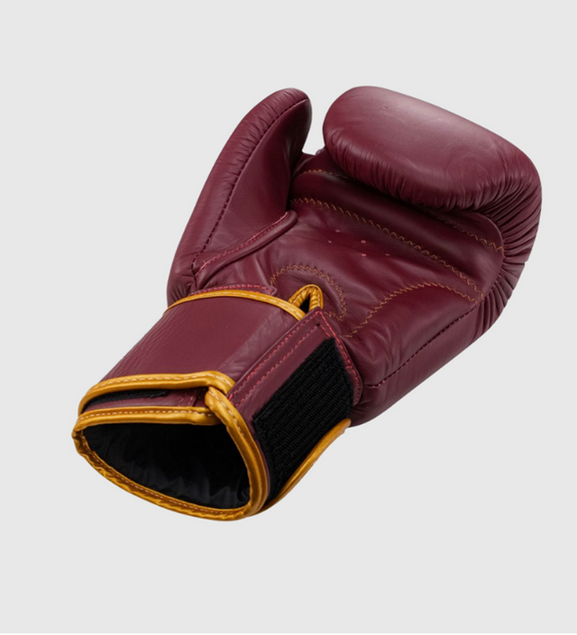 Mănuși de box King – Bordeaux Roșu/Aur – Mănuși de box