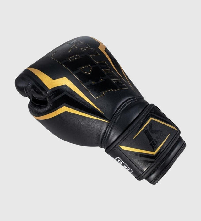 King Boxhandschuhe Thor – Schwarz/Gold – Boxhandschuhe