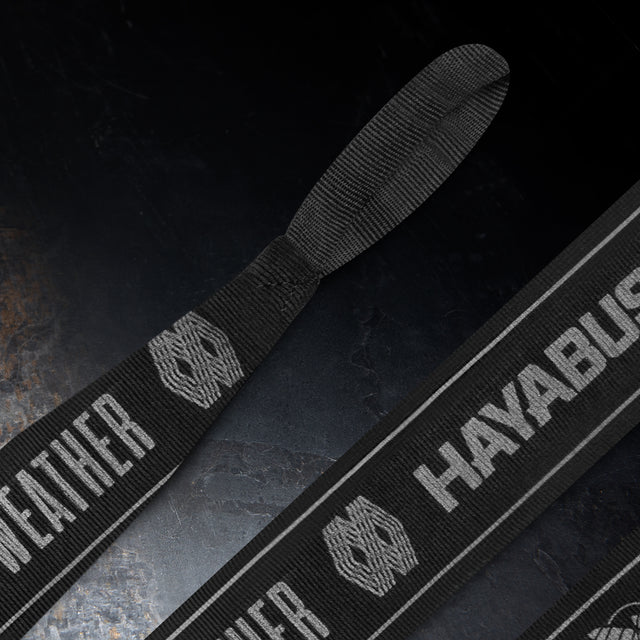 Bandes de boxe Hayabusa x Mayweather Stretch – Noir/Gris