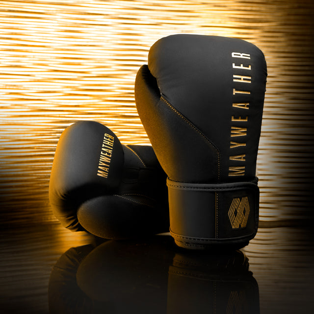 Hayabusa x Mayweather Boksehandsker Champ - Sort/Guld