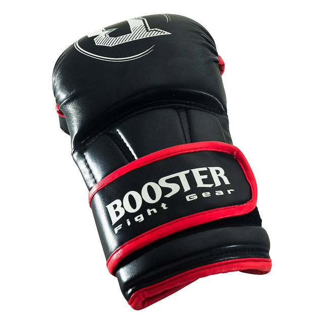Luvas de sparring MMA Booster Pro – Preto/Vermelho