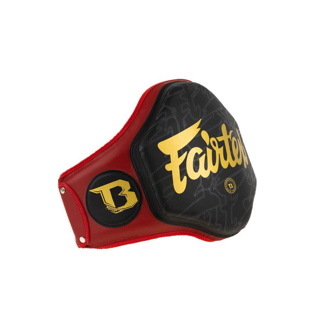 Chrániče břicha Fairtex FXB – Červená/Černá/Zlatá