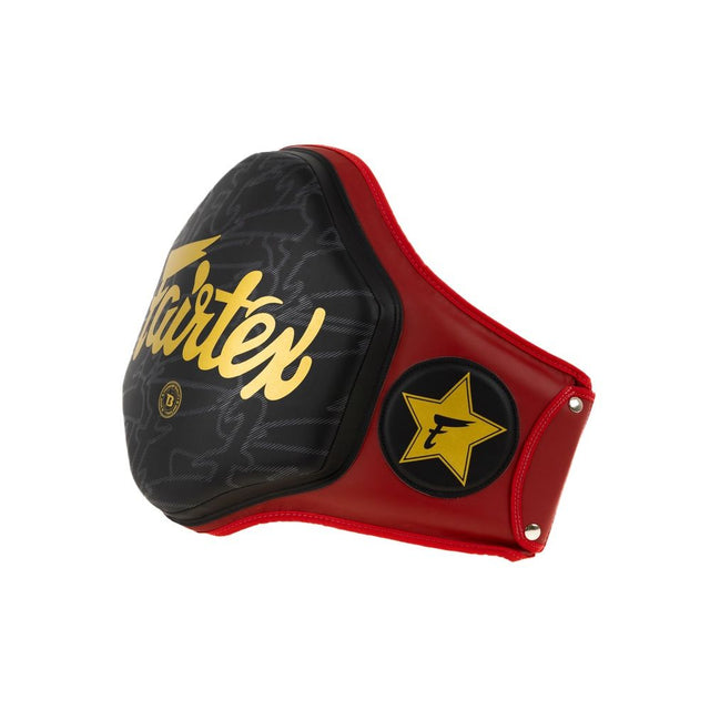 Chrániče břicha Fairtex FXB – Červená/Černá/Zlatá