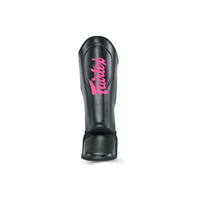 Espinilleras Fairtex FXB – Negro/Rosa