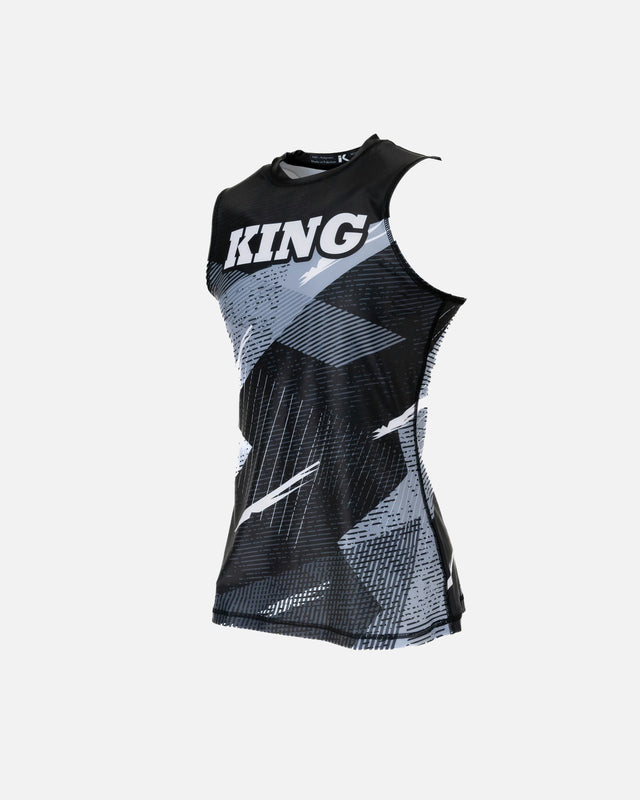Rashguard King Pro Boxing Shadow 1 da donna – Nero
