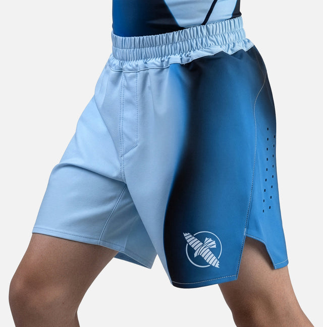 Spodenki MMA Hayabusa Apex Nova – Dziecięce – Niebieskie