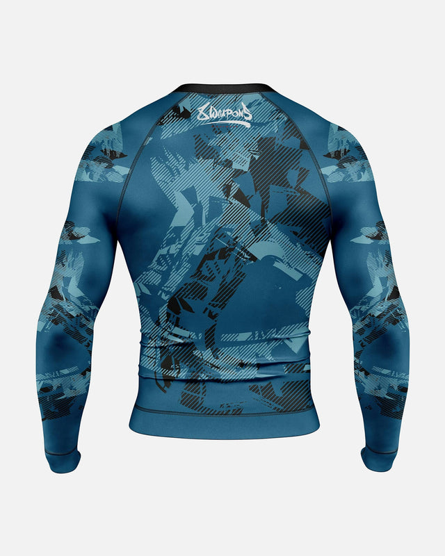 8 WEAPONS Rashguard Hit 2.0 – Tmavě modrá/Černá