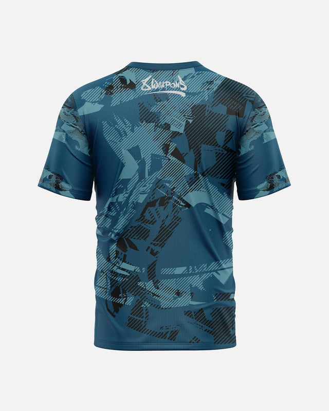 8 WEAPONS T-Shirt Funktionell Hit 2.0 – Marineblau/Schwarz