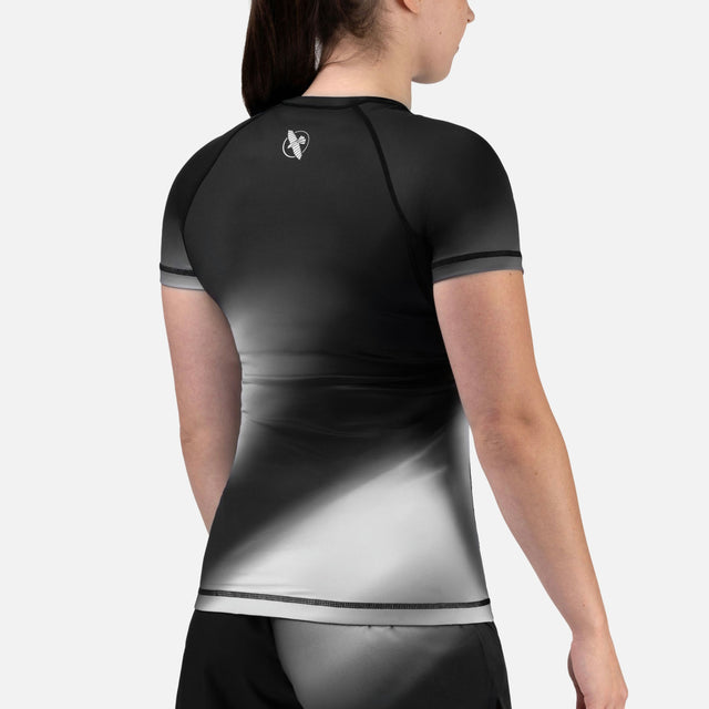 Rashguard Hayabusa Apex Nova Korte Rękaw Damskie – Szare