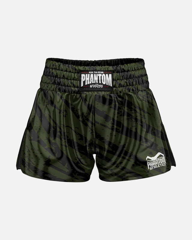 Phantom Athletics Muay Thai Shorts Tiger Camo – Grey