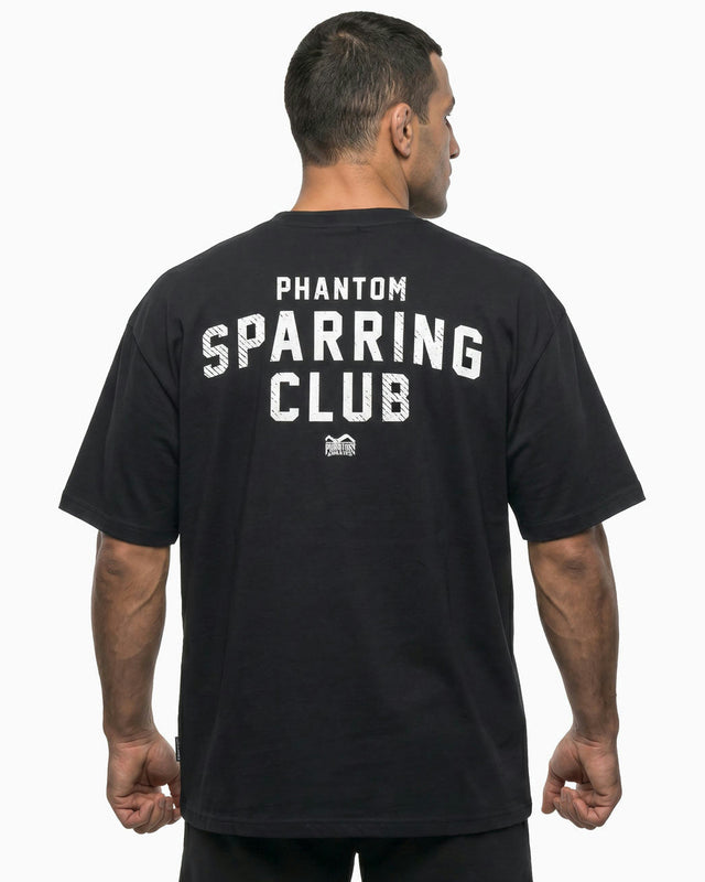 Tricou Phantom Athletics T-Shirt Sparring Club Oversize Heavy – Negru