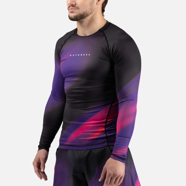 Rashguard Hayabusa Apex Nova Maniche Lunghe – Viola Ultravioletto