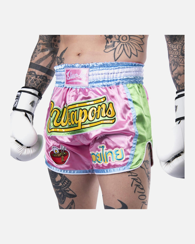 Calções de Muay Thai 8 WEAPONS Yummy – Cor-de-rosa