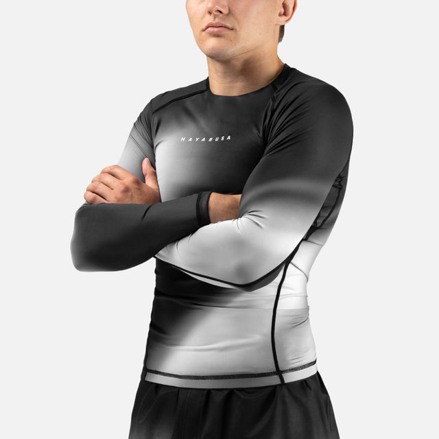 Rashguard Hayabusa Apex Nova cu mâneci lungi – Gri