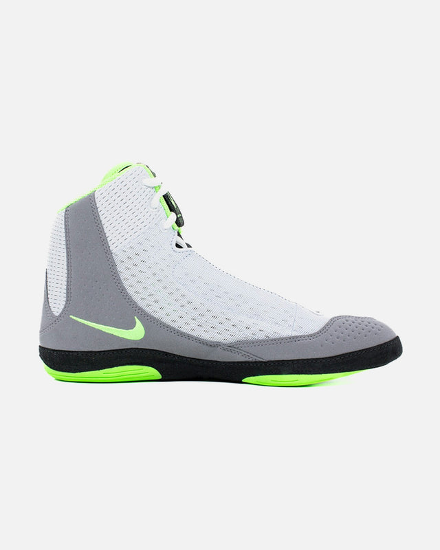 Botas de lucha Nike Inflict 4 – Gris/Blanco/Verde