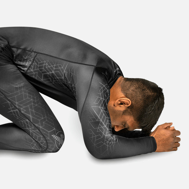 Hayabusa Rashguard Geo Lange Ärmel – Grau