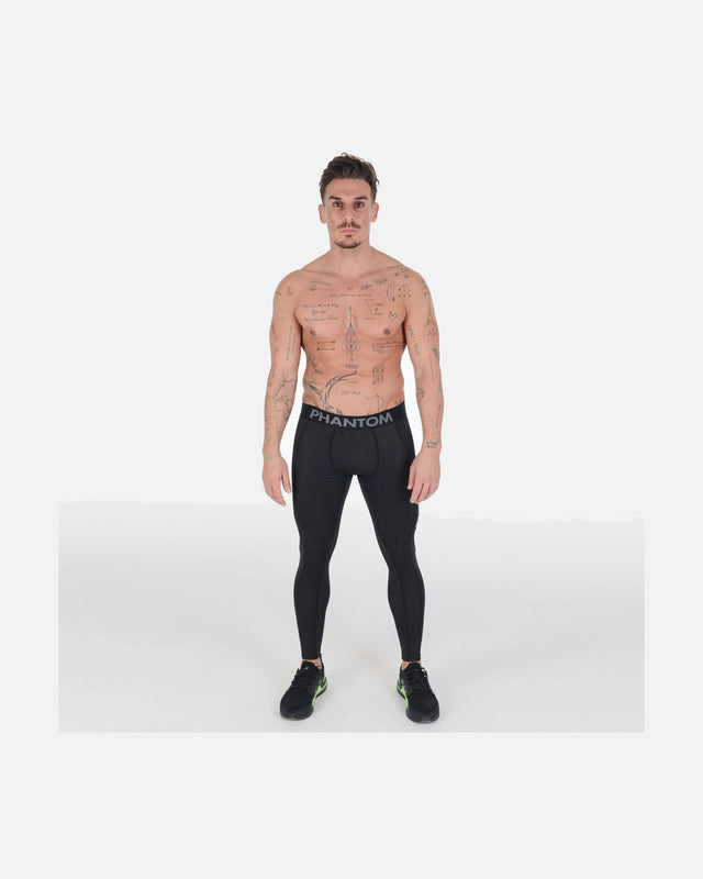 Phantom Athletics Kompressionsshorts Vector – Schwarz