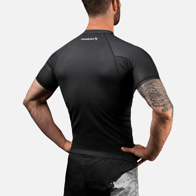 Hayabusa x Marvel Rashguard The Punisher Kurzarm – Schwarz