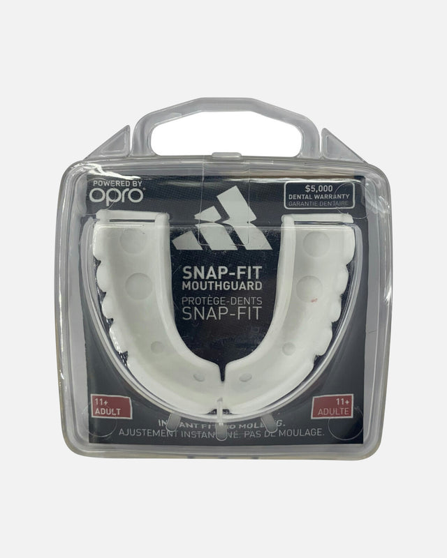 Protège-dents Adidas OPRO Gen4 Snap-Fit – Blanc