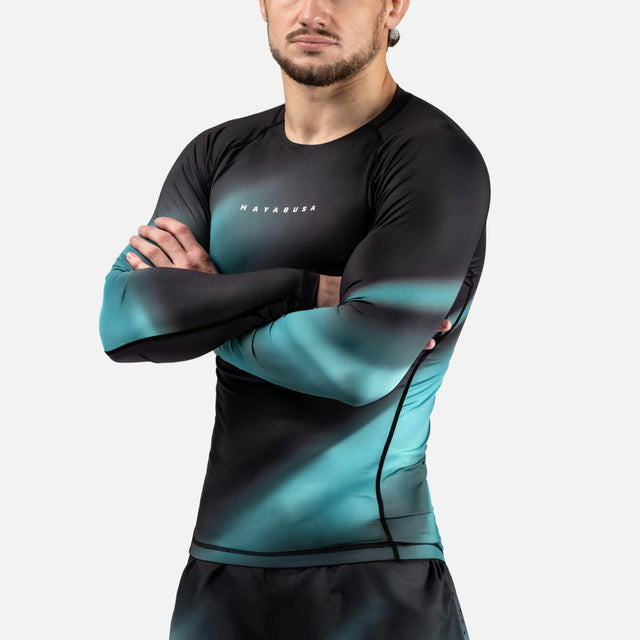Rashguard Hayabusa Apex Nova Manga Larga - Turquesa