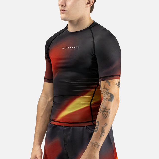 Rashguard Hayabusa Apex Nova Mâneci Scurte – Portocaliu