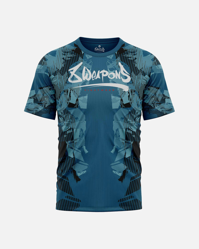 8 WEAPONS T-Shirt Funktionell Hit 2.0 – Marineblau/Schwarz