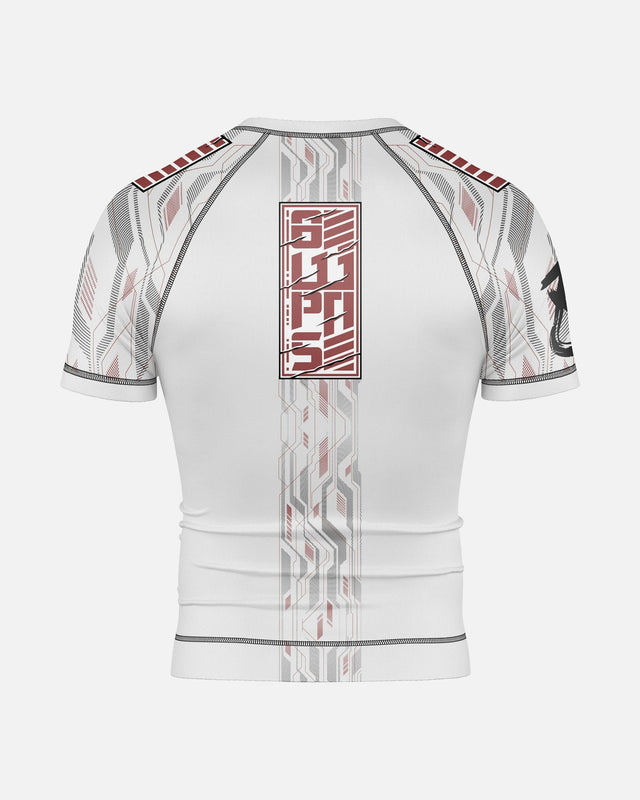 Rashguard 8 WEAPONS Samurai 2.0 – Bílá/Červená