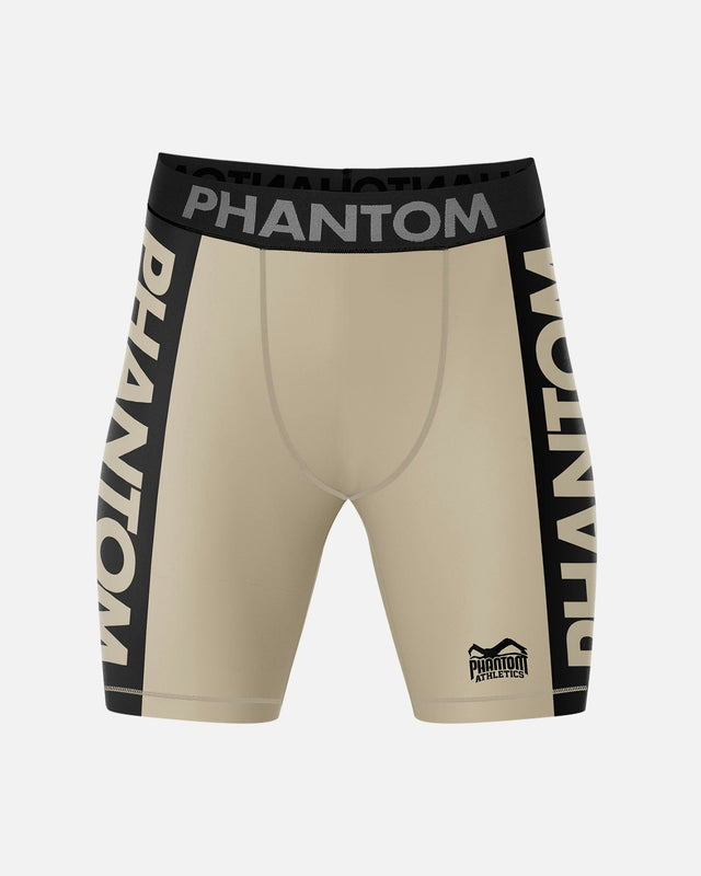 Pantaloncini a compressione Phantom Athletics Vector Apex – Sabbia