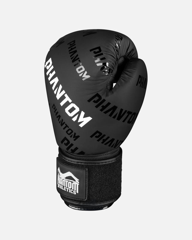 Guantes de boxeo Phantom Athletics Velcro – Negro/Blanco