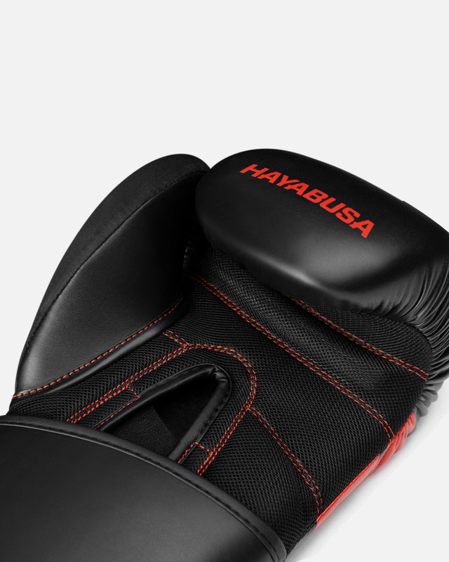 Guantes de boxeo Hayabusa S4 – Negro/Rojo