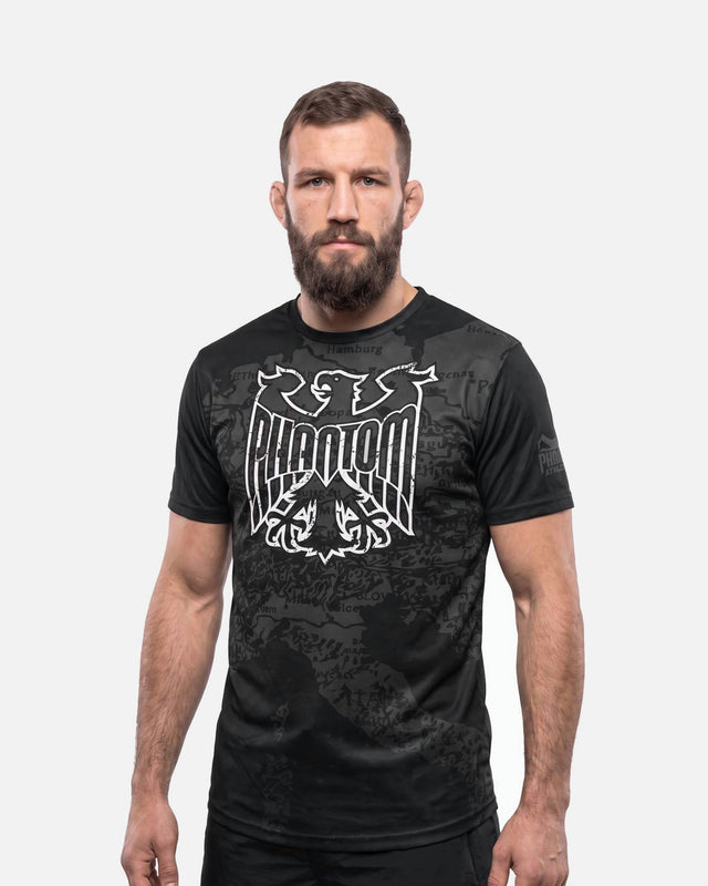 Phantom Athletics Trainingsshirt EVO Germany Silver Eagle - Zwart/Grijs