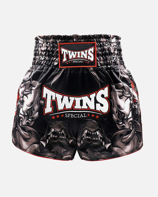Muay Thai trenky Twins Special TTBL Kabuki – Černé