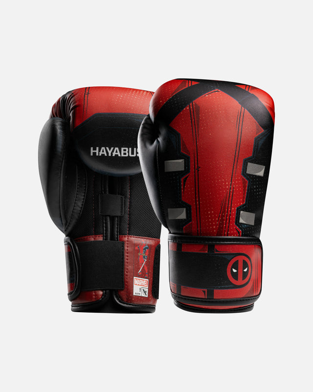Boxerské rukavice Hayabusa x Marvel Deadpool – Červené/Černé