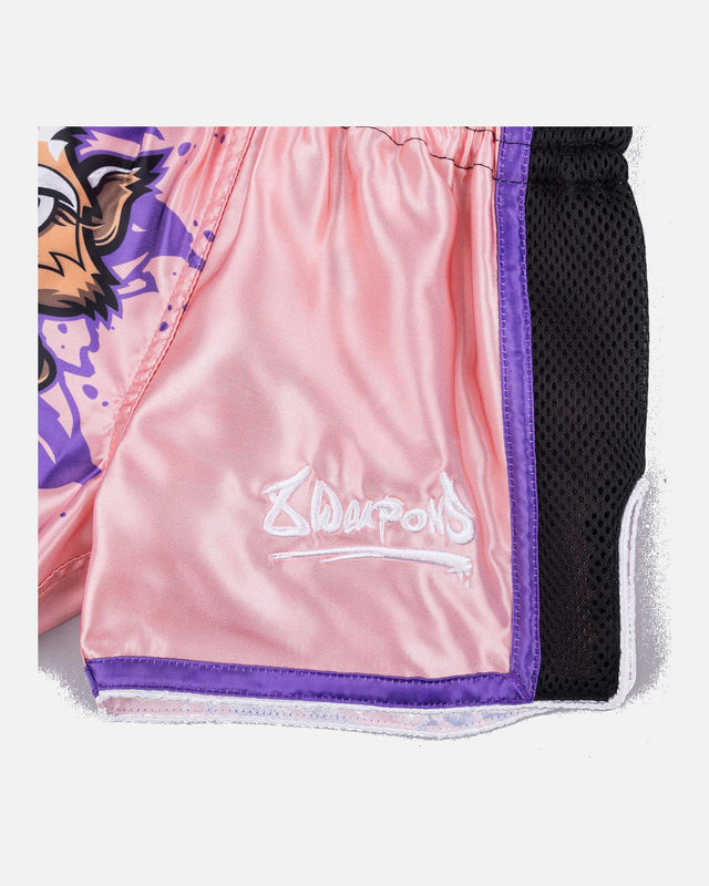 Pantalones de Muay Thai 8 WEAPONS Jenny - Rosa
