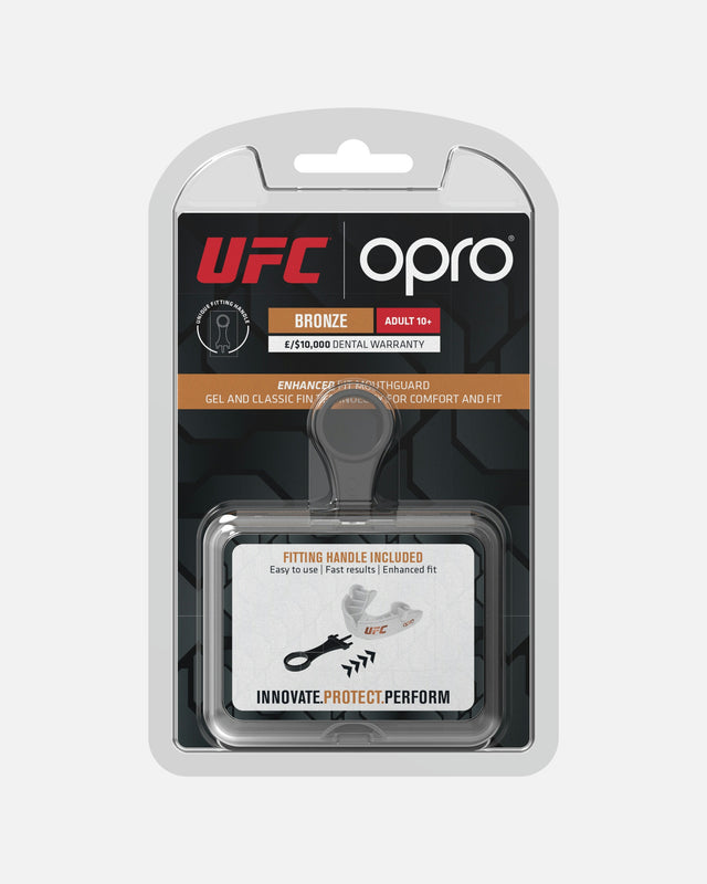 Ochraniacze na zęby OPRO Bronze – Białe