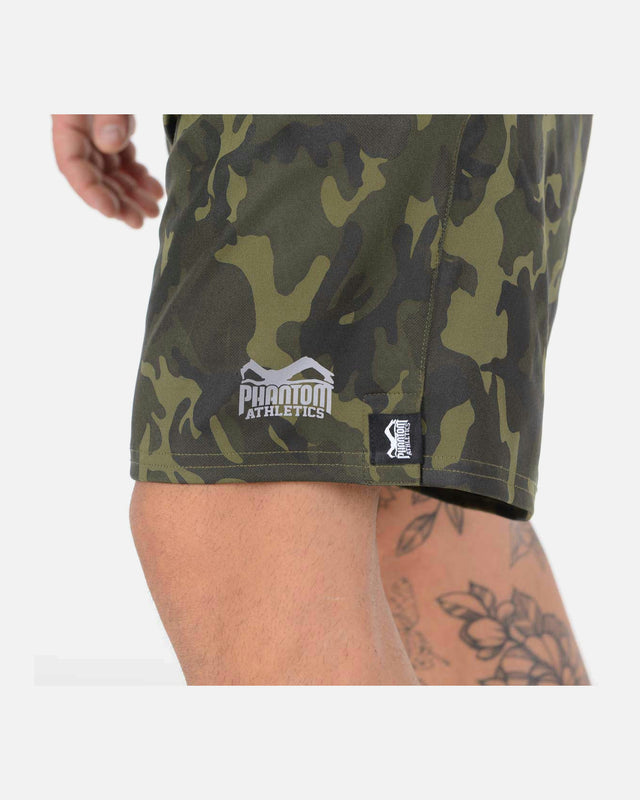 Pantaloni scurți de antrenament Phantom Athletics Shadow – Camo Ușor