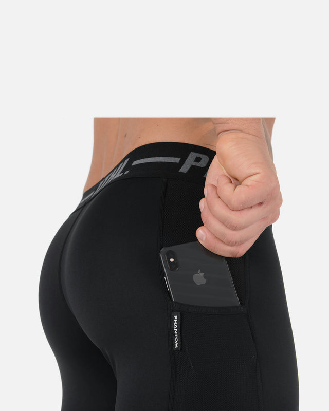 Pantaloncini a compressione Phantom Athletics Tactic – Nero