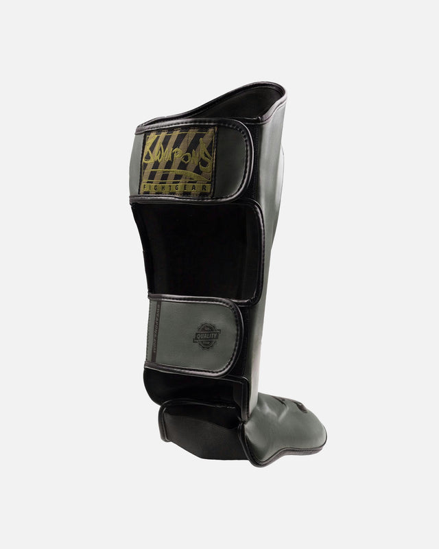 8 WEAPONS Schienbeinschoner Unlimited 2.0 – Olive/Schwarz