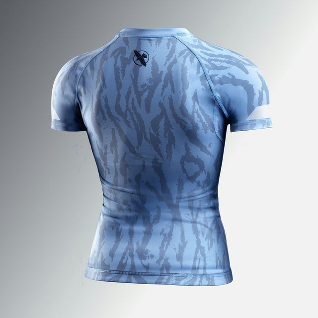 Hayabusa Rashguard Apex Vantage Korta Ärmar Dam - Blå