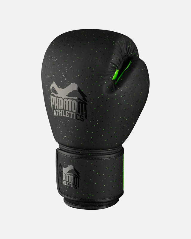 Luvas de boxe Phantom Athletics Galaxy – Preto/Verde Neon