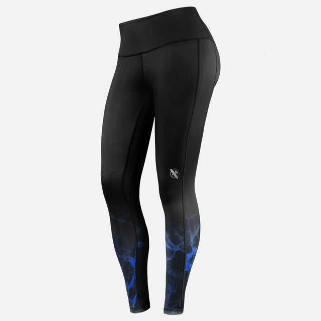 Hayabusa x UFC BJJ Leggings til kvinder - Sort/Blå