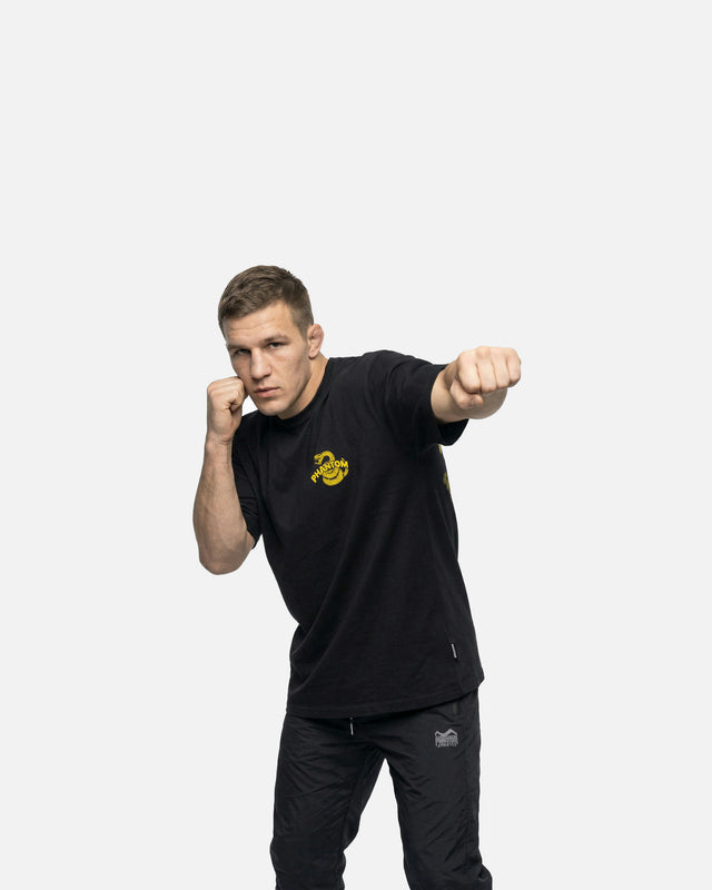 Phantom Athletics T-Shirt DON'T TREAD ON ME - Sort/Gul