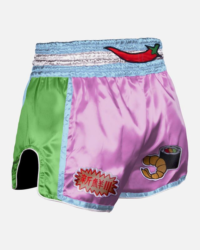 Calções de Muay Thai 8 WEAPONS Yummy – Cor-de-rosa