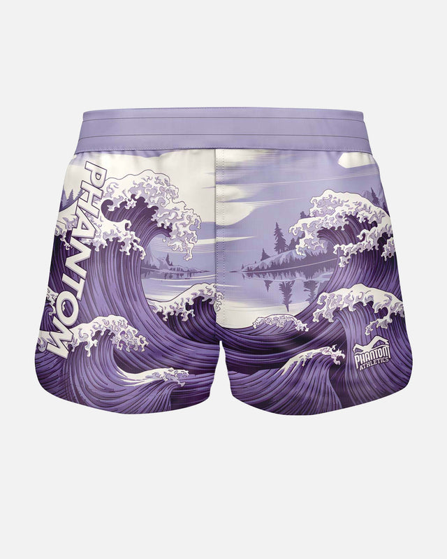 Spodenki MMA Phantom Athletics FUSION-R Tsunami – Fioletowe