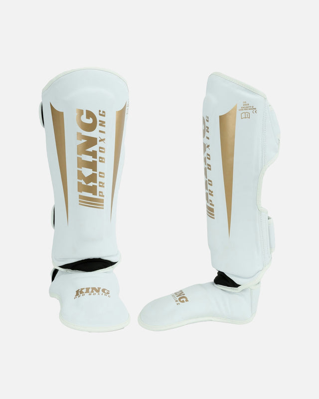 King Pro Boxing Skinnebensbeskyttere Revo - Hvid