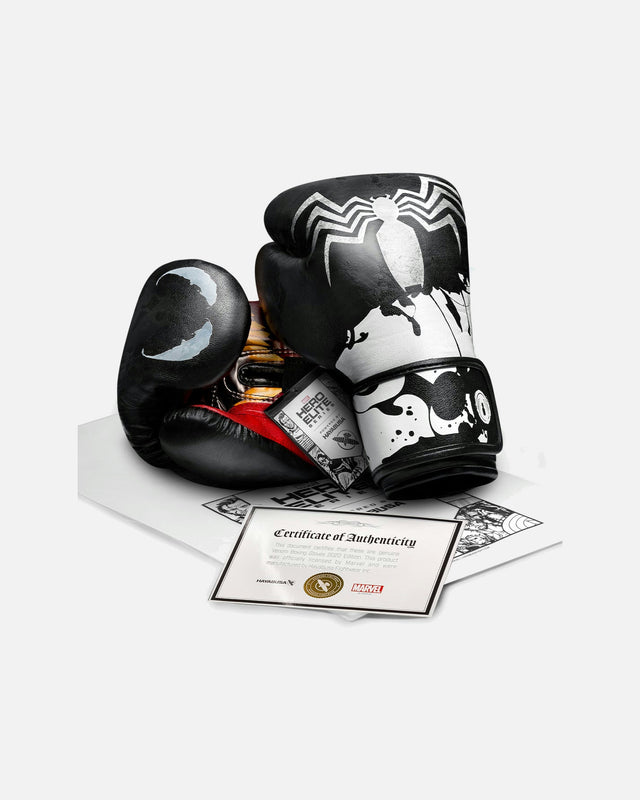 Hayabusa x Marvel Boxningshandskar Venom – Svart/Vit