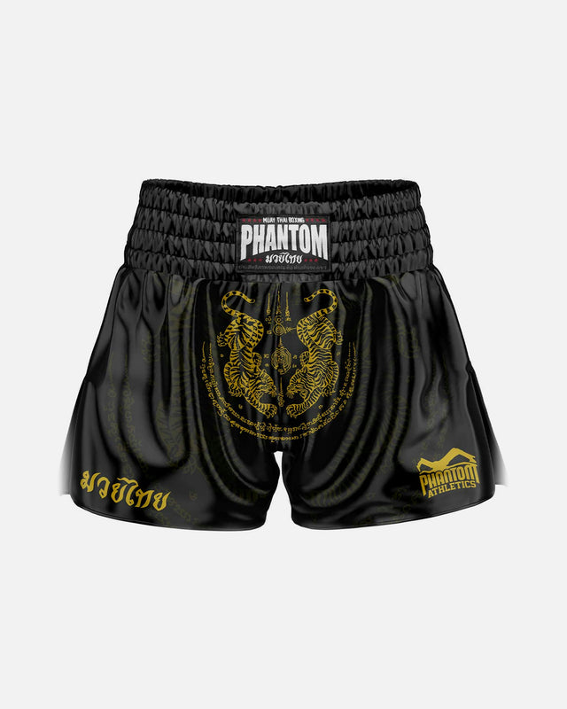 Phantom Athletics Muay Thai Shorts Sak Yant - Zwart/Goud